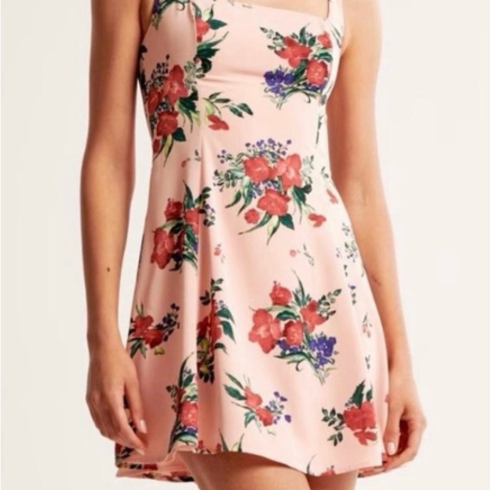 Abercrombie & Fitch Pink Floral Mini Dress